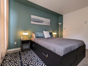 1 soveværelse, strygejern/strygebræt, gratis Wi-Fi, sengetøj