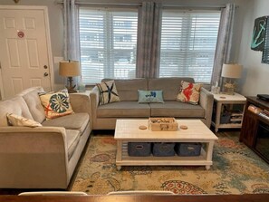 Smart TV - Experience beachfront living at Sandy Bottoms in Holden Beach, NC—perfect for families! (Holden Beach)