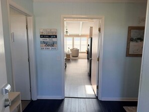 Interior - Enjoy oceanfront views at How Sweet The Sound in Holden Beach, NC; perfect for families. (Holden Beach)