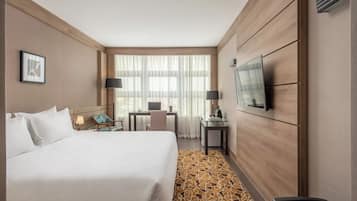 Luxo Casal - 1 Cama King | 迷你吧、客房內保險箱、書桌、熨斗/熨衣板