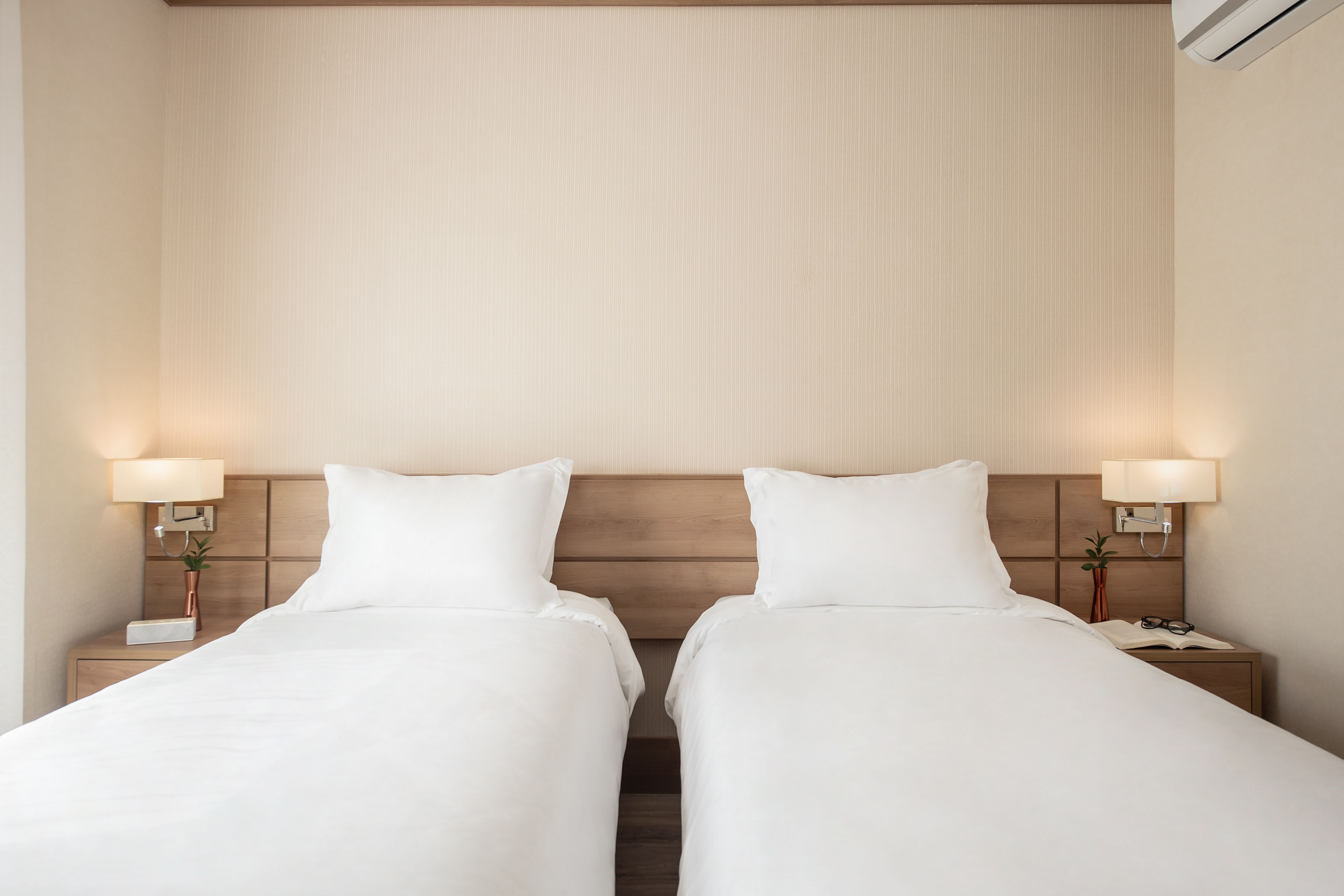 standard twin - 2 camas solteiro | 1 bedroom, minibar, in-room safe, desk