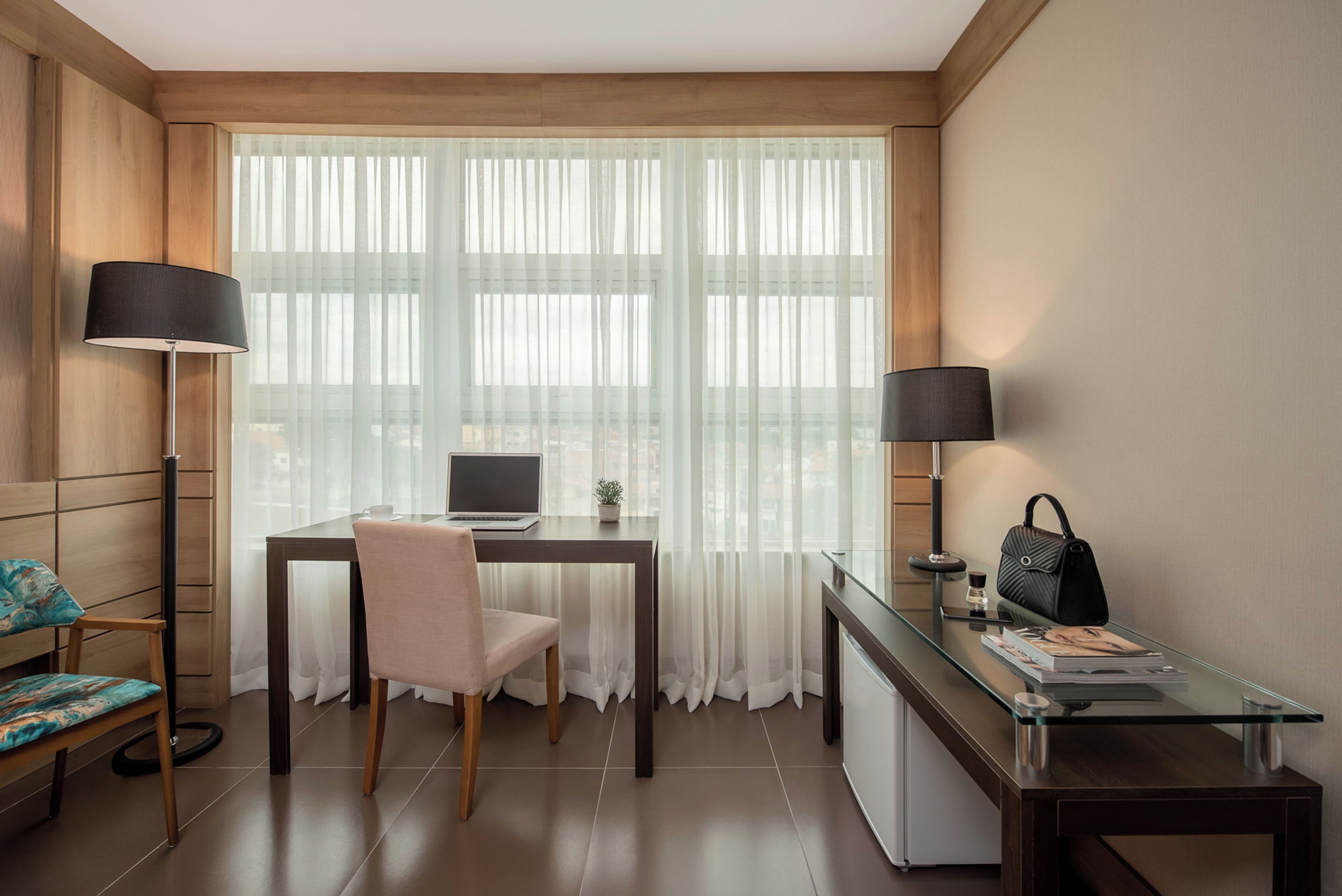 luxo casal - 1 cama king | 1 bedroom, minibar, in-room safe, desk
