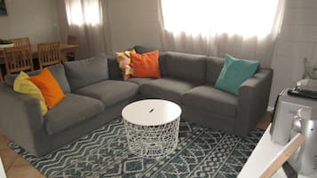 TV, DVD player, ping pong, stereo