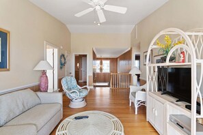 TV - Cypress Hall: Stunning 6-Bedroom, Oceanfront Retreat in Holden Beach! (Holden Beach)