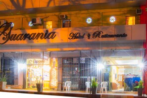 Front of property – evening/night
