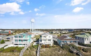 Exterior - Oceanfront retreat in Holden Beach, 4BR, 3BA, sleeps 10 with stunning views! (Holden Beach)