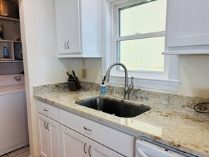 Fridge, microwave, oven, stovetop - Serenity Now - Attention Ocean Lovers! Excellent ocean views! (Holden Beach)