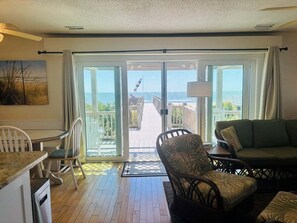TV - Experience oceanfront bliss at Serenity Now in Holden Beach, NC – perfect for 6! (Holden Beach)