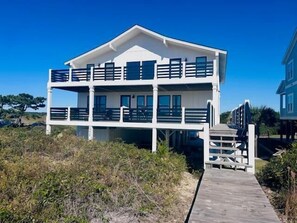 Exterior - Discover Somewhere South: A spacious 6-bedroom oceanfront retreat in Holden Beach. (Holden Beach)