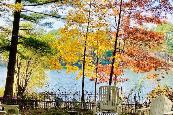 Clear Pond in Autumn