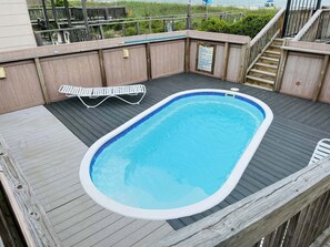 Pool - Discover Hidden Treasure: a cozy 2-bedroom oceanfront stay at Holden Beach! (Holden Beach)