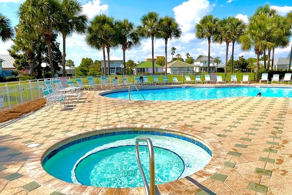 One of Two Swimming Pools & Hot Tub to Kick Back, Rest & Relax