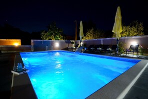 Outdoor pool - Two-Bedroom Apartment (Privlaka)