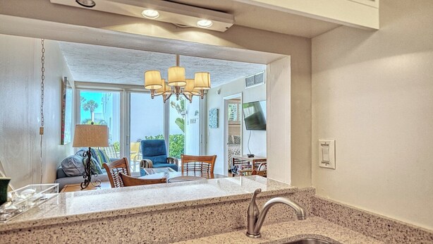 Interior - LaPlaya 101E-Relax on your private lanai under the palms! (Longboat Key)