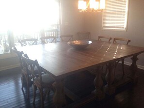 Dining - Experience coastal living at Dune Deck South, a beautiful 4-bedroom duplex in Holden Beach. (Holden Beach)