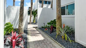 Exterior detail - LaPlaya 105B-Relax on the balcony and watch the dolphins swim by and the pelicans dive! (Longboat Key)