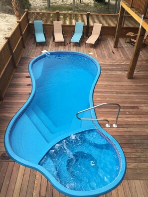 Beheizter Pool