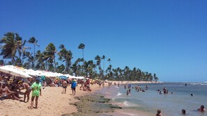 Vlak bij het strand