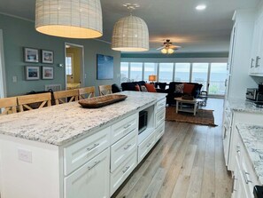 Interior - Oceanfront 5BR beach house with pool in Holden Beach, perfect for 12 guests. (Holden Beach)