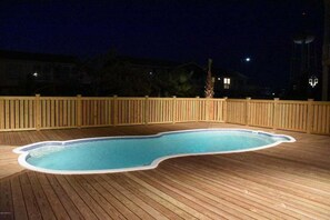 Pool - Experience Absolute Paradise: a spacious 5-bedroom home steps from Holden Beach. (Holden Beach)