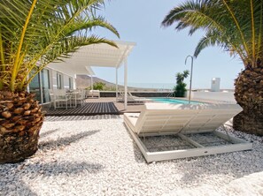 A heated pool - Villa Patricia (Playa Blanca)