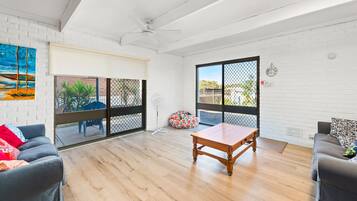 TV, table tennis, music library