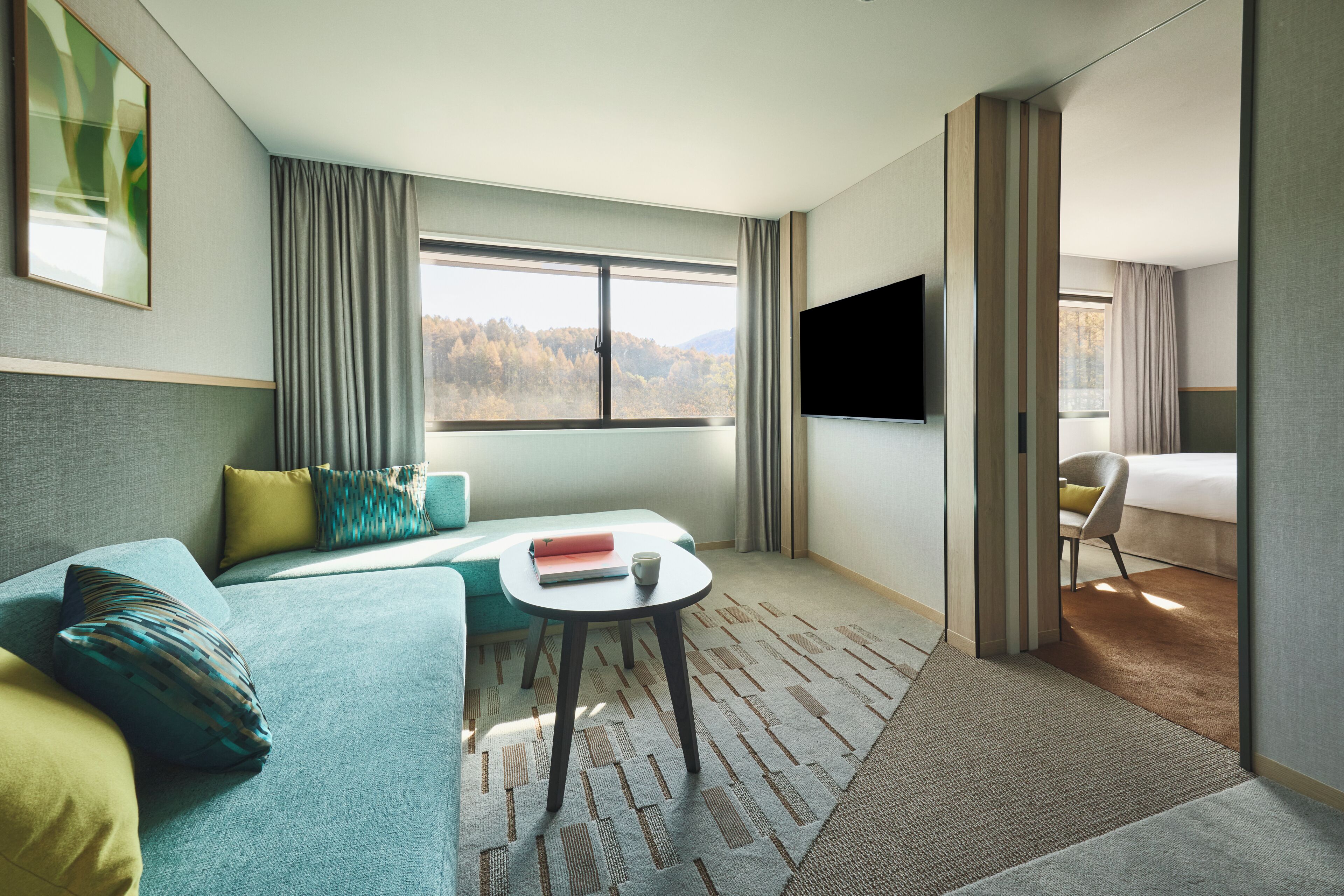 Suite, 1 Bedroom (Forest View) | Down comforters, in-room safe, WiFi, bed sheets