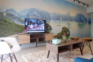 Apartment, 1 Bedroom, Non Smoking | Living area | Flat-screen TV - Bora Residence (Johor Bahru)