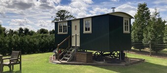 Luxury Shepherd's Hut (The Rowan) at Templehall