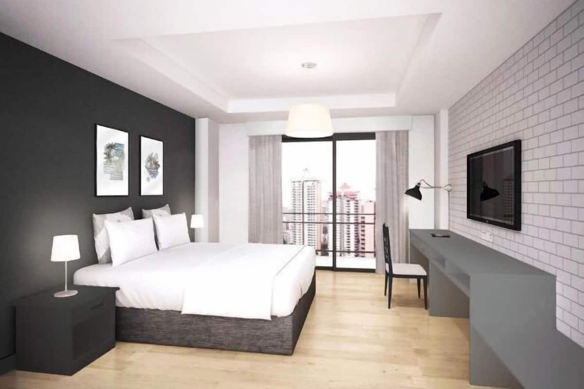 Bộ đồ giường cao cấp, két bảo mật tại phòng, trang trí khác biệt