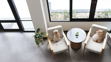 Sitteområde i lobbyen