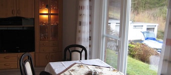 Renoviertes großes rauchfreies Apartment - ruhige Lage - Blick in die Waldregion