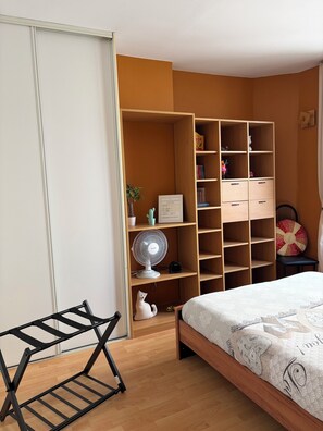 1 bedroom, iron/ironing board, travel crib, free WiFi