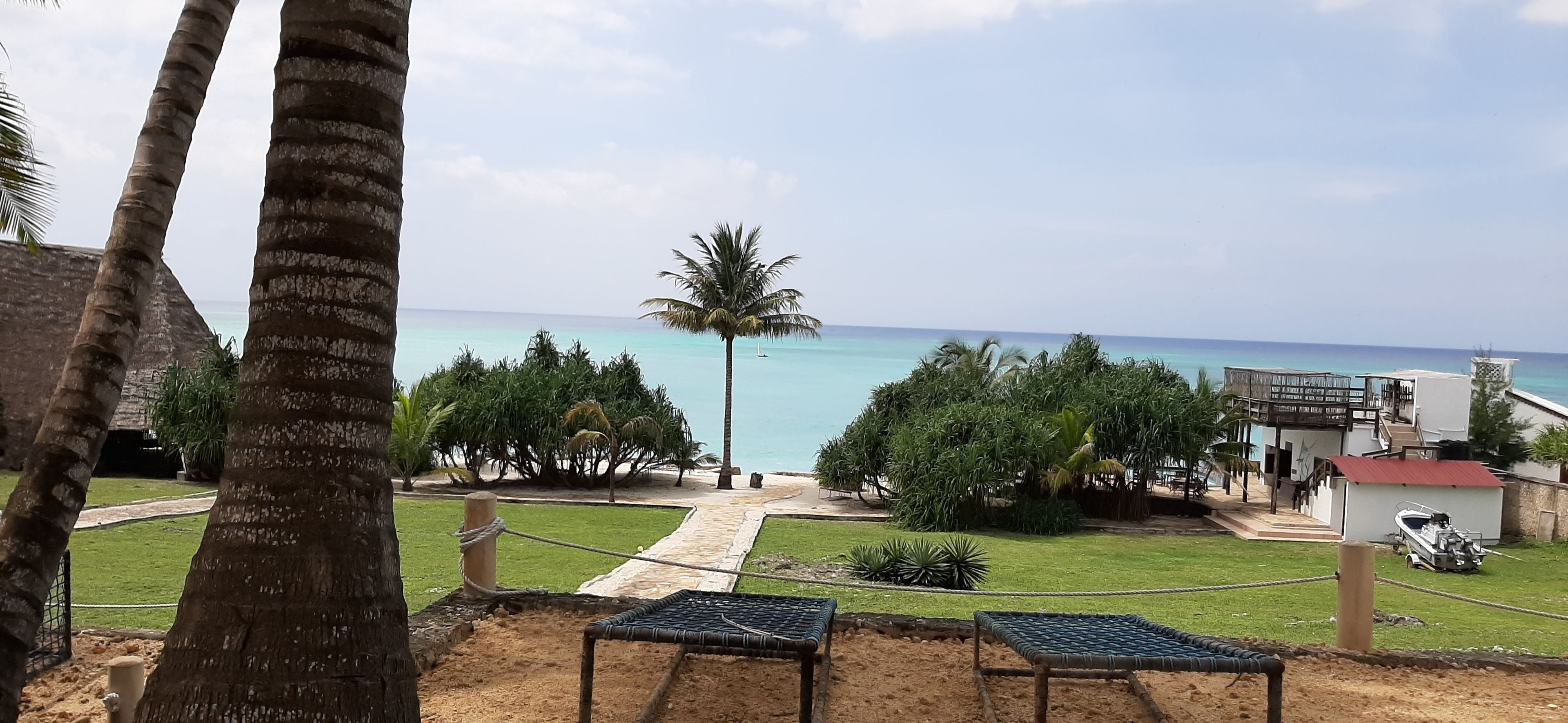 Doppelzimmer | Blick auf den Garten