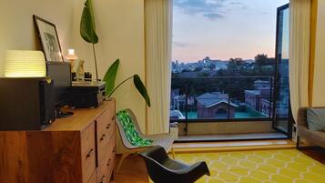 House, City View (Rocamadour) | Living area | 42-inch flat-screen TV with cable channels, TV