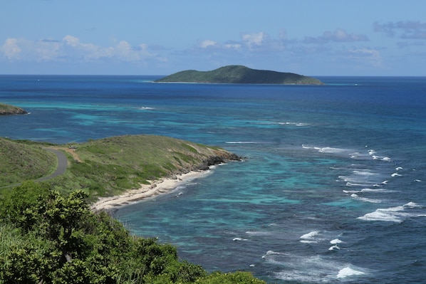 Enjoy breathtaking ocean views and access to the beach from this serene coastal retreat.