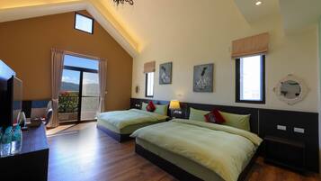 Family Room | 1 bedroom, desk, blackout drapes, iron/ironing board