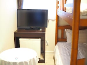 Desk, laptop workspace, blackout drapes, free WiFi
