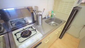 Standard Room, 1 Bedroom | Private kitchen | Fridge, microwave - Always Stay Dotonbori504 PH172 (Osaka)