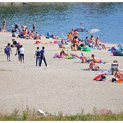 Sulla spiaggia