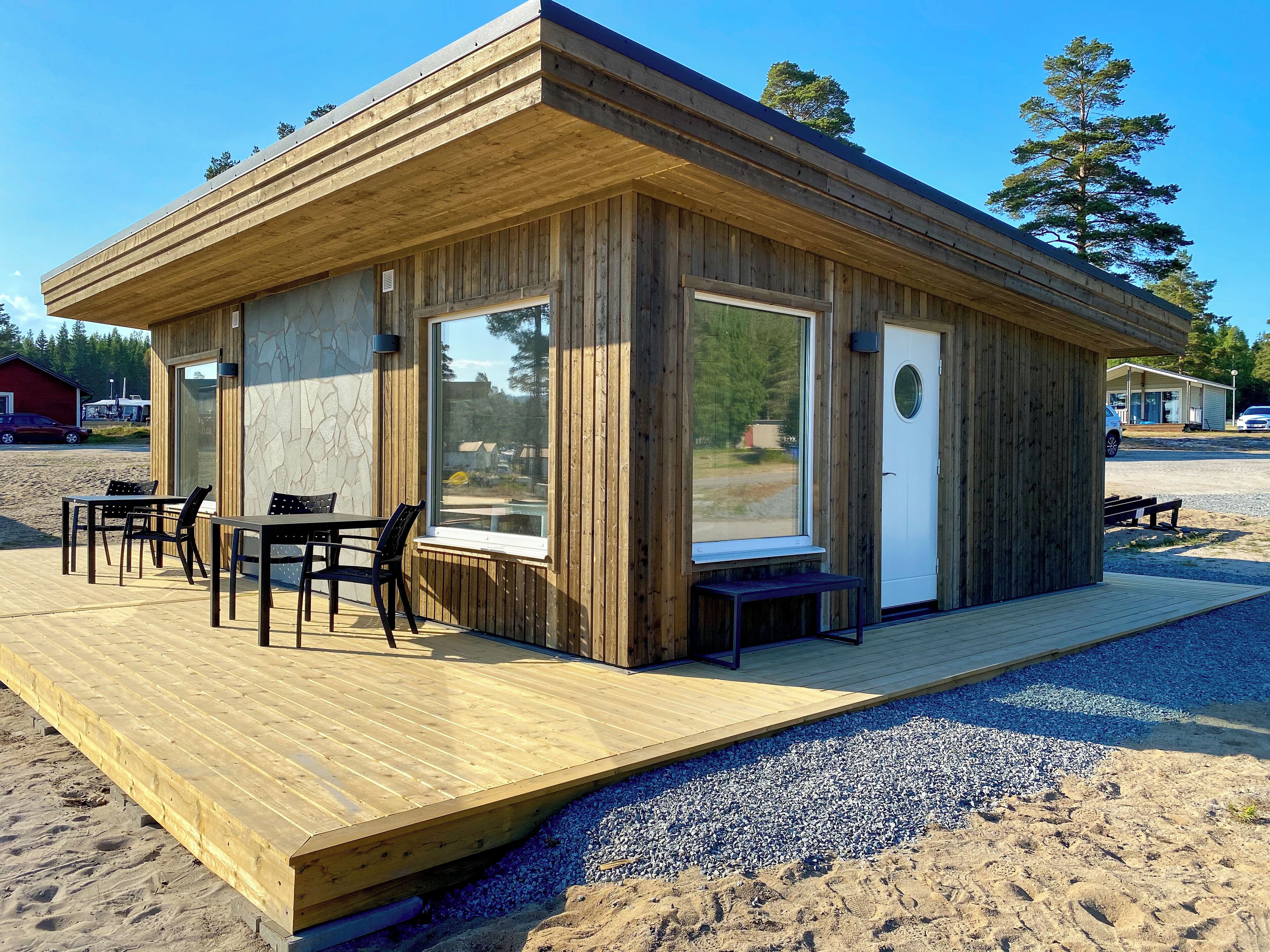 ด้านหน้าที่พัก