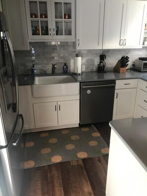 newly remodeled kitchen