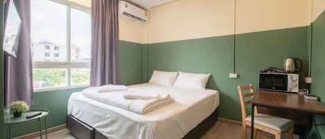 Quarto casal standard | 1 quarto, Wi-Fi de cortesia, roupa de cama