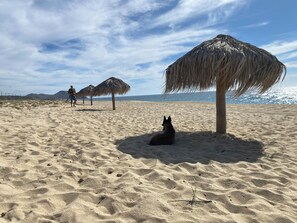 Am Strand, Strandtücher