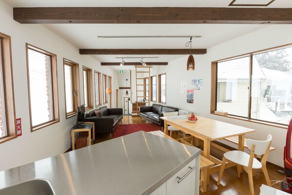Private Vacation Home | Living area | Flat-screen TV - Nozawa Cottage (Nozawaonsen)