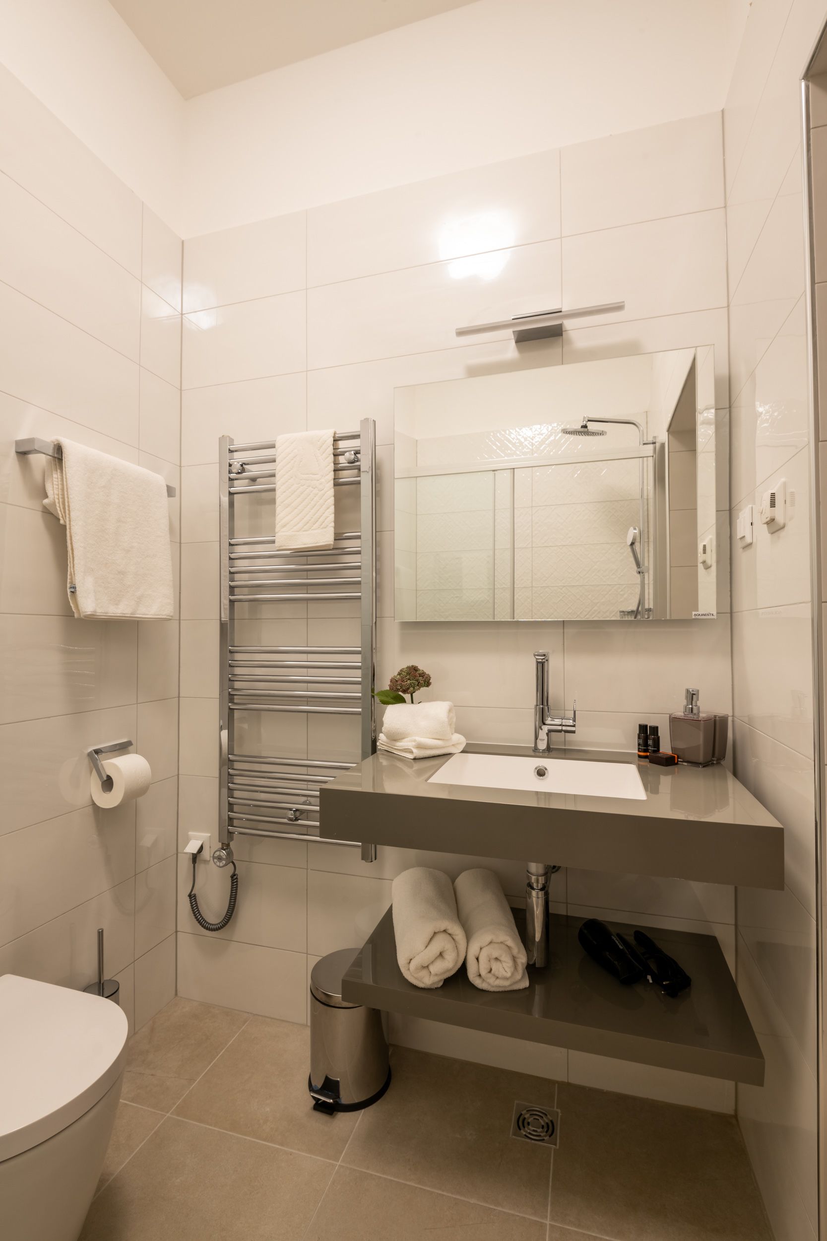 Dusj på badet