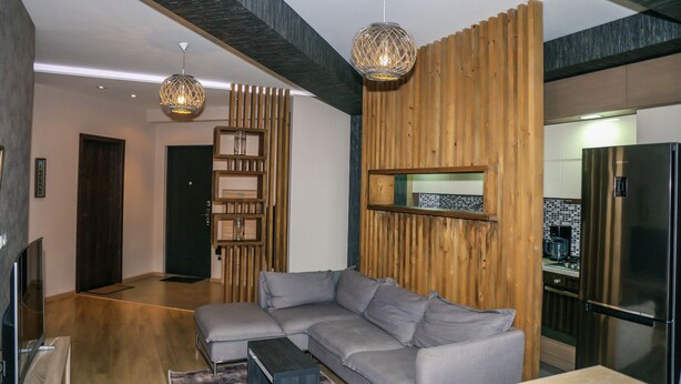 Appartement | Een bureau, een strijkplank/strijkijzer, gratis wifi, beddengoed