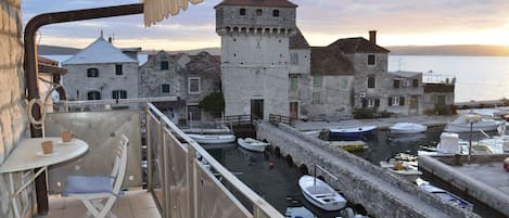 Apartment, Meerblick | Blick vom Balkon