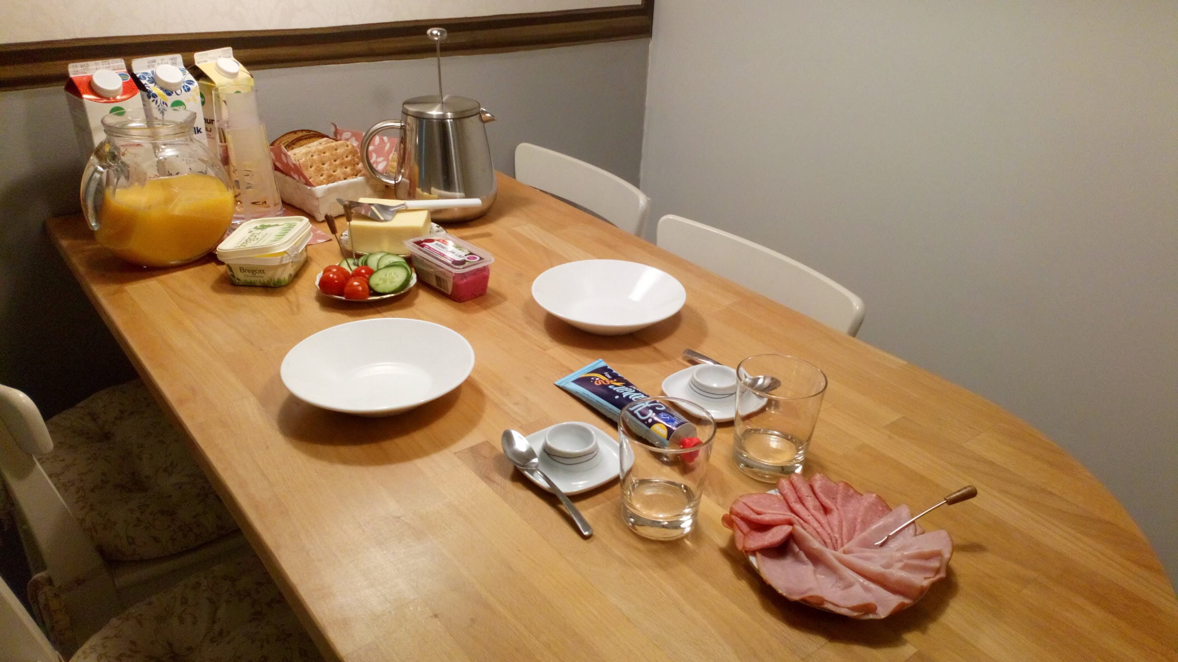 Desayuno continental incluido todos los días 