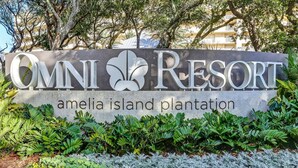 Señal del Omni Resort en Amelia Island Plantation.